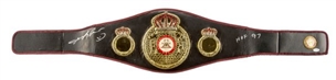 Sugar Ray Leonard Signed WBA Championship Belt
